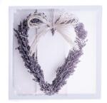 4-Home Vászonkép Levendula szív, 28 x 28 cm
