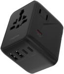 mophie Incarcator GaN 3x USB-C + 2x USB-A PD Compatible US/AUS/CN/JP/UK/EU 35W Black (cam_213197) - pcone