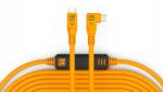 Tether Tools TetherPro USB-C apa - USB-C apa 90° 2.0 Adat és töltő kábel - Narancssárga (9.4m) (CUC31RT2-ORG) (CUC31RT2-ORG)