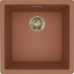 Elleci - Mosogatótálca Zen 102 Keratek K83 Cavern Clay arany tartozékokkal LKZ10283GLD (LKZ10283GLD)