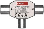 EMOS antenna közösítő 0, 1-1 000 MHz eu 2491 /d193 J0197 (J0197)