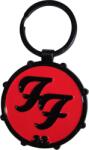 Foo Fighters Ff Logo Drum Double-Sided Ключодържател (<![CDATA[FOOKEY04]]>)