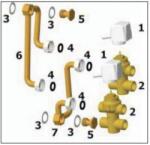Reverso fan-coil szelep FS200 - 800 készülékekhez (V43RFSK) (V43RFSK)