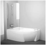 RAVAK Kádparaván CVSK1 Rosa 160/170 bal krómh. + Trans