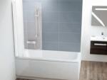 RAVAK Kádparaván CVS1-80 balos fehér + Transparent