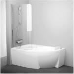 RAVAK Kádparaván CVSK1 Rosa 140/150 bal krómh. + Trans