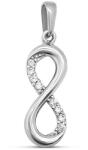 ÉkszerM Fehérarany Végtelen Medál AU 93951