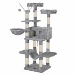 FEANDREA XXL Luxus Macskafa Világosszürke 164 cm Többszintes (EUZ-PCT087W01) - prodis