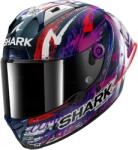 Shark Aeron-gp Fim Racing #1 Replica Zarco Signature Bukósisak+plexivel, Karbon-fehér-rózsaszín