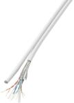 TRU COMPONENTS Hálózati kábel, CAT6 SF/UTP DUPLEX 50m fehér, Tru Components