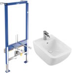 Villeroy& Boch Set bideu suspendat, Villeroy& Boch Venticello, si cadru incastrat ViConnect 44110001+92214800 (44110001+92214800)