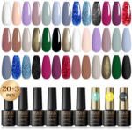 ROSALIND Mini Gél Lakk Szett Alap Gél Lakkal Fényes és Matt Fedőlakkal - 23 részes RATC23-002 (RATC23-002)