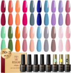 ROSALIND Mini Gél Lakk Szett Alap Gél Lakkal Fényes és Matt Fedőlakkal - 23 részes RATC23-019 (RATC23-019)