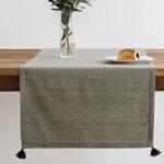  Napron masa 50x150cm cu ciucuri, Selendi Verde Fata de masa
