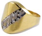 Ékszershop Bicolor arany vésett gyűrű (1175648)