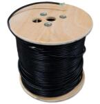 BITNER BITNER-TI0091-500 F/UTP Cat5E kültéri földkábel, PE , 200Mhz, fekete, 500m (BITNER-TI0091-500)