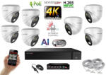  MS - AI Hybrid Light IP kamerarendszer 7 kamerával switchel 8 Mpix WD - 6481k7B