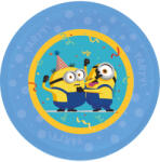 Procos Minyonok The Rise of Gru micro prémium műanyag lapostányér 4 db-os szett 21 cm (PNN97112)