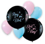  Gender reveal, Fiú vagy Lány léggömb, lufi szett (PNN93401)