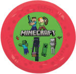 Procos Minecraft Party micro prémium műanyag lapostányér 4 db-os szett 21 cm (PNN96756)