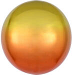  Ombré Yellow and Orange Gömb Fólia lufi 40 cm (DPA3984801)