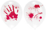  Halloween Bloody Hand világító LED léggömb, lufi 4 db-os 11 inch (27, 5 cm) (DPA9901843)