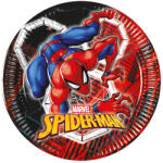  Pókember World of Webs papírtányér 8 db-os 20 cm FSC (PNN97314) - oliviashop