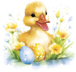  Húsvét Cute Baby Duck szalvéta 20 db-os 33x33 cm (PKK765215) - oliviashop