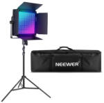 Neewer Panou Neewer RGB PRO 660 LED, trepied reglabil 200 cm, geanta transport inclusa
