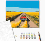 Alkotásutca Úton a nyárba - Számfestő készlet kereten 40x50