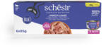 Schesir 6x85g Schesir Complete Nutrition Filet tonhal & marha húslében nedves macskatáp