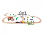 Eichhorn Fa vasút készlet híddal (100006204)