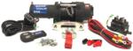 Husar Winch Troliu ATV 3500lbs (1589KG) 12V Cablu Sintetic 12m Raport 191: 1 Husar Winch
