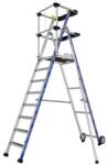 Tubesca-Comabi Sherpamatic alumínium munkaállvány, 8 fokos