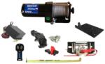 Husar Winch Troliu ATV 3000lbs (1361kg) 12V cablu de oțel 14m Husar Winch