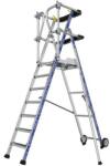 Tubesca-Comabi Sherpamatic Saloon alumínium munkaállvány, 7 fokos