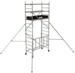 Tubesca-Comabi Runner alumínium gurulóállvány, munkamagasság: 4, 60 m