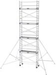Tubesca-Comabi Neolium 250 line alumínium gurulóállvány, munkamagasság: 8 m