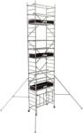 Tubesca-Comabi Runner alumínium gurulóállvány, munkamagasság: 7, 60 m