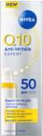 Nivea Q10 Fluid anti-glicare și antirid, SPF50, 40 ml
