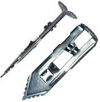  Gipszkarton tipli fém szárnyas 43x16 mm