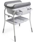 Chicco Вана за къпане с повивалник Chicco - Cuddle & Bubble, Graphite Malange (J0737)