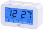 Trevi Ceas-desteptator-cu-LCD-SLD-3P50, -termometru, -calendar, -alb, -Trevi (CLOCK-DESK-SLD3P50WE-TRV)