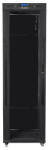 Lanberg 19" szabadon álló rack szekrény 42U/600X800 üvegajtó, lapraszerelt, LCD kijelző, fekete V2 (FF01-6842-12BL) - mzona