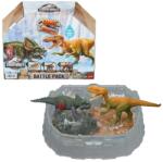 Mattel Pachet Jurassic World: Dino Reveal Battle Pack cu 2 figurine dinozaur - Mattel (JDC59/JDC62)