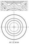 MAHLE dugattyú MAHLE 007 PI 00106 000 for FIAT, CITROËN, PEUGEOT (007 PI 00106 000)