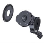 Blavec VELO kerékpáros és motoros telefontartó (360°, kormányra rögzíthető, Magsafe, 4.7-6.8" méret) FEKETE (BV03-QLMHB)