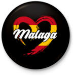 printfashion malaga - Kitűző, hűtőmágnes - Fekete (17561420)