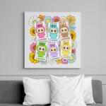 printfashion Labubu - Vászonkép - Fehér (17582108)