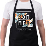 printfashion Summer relax - Kötény - Fekete (17558733)